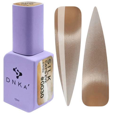Color Gel Polish "DNKa" , 12ml , #0030 SILK Cat Eye