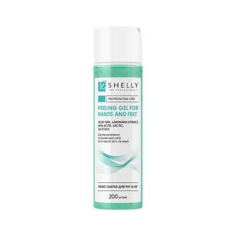 Shelly Peeling roll-off para manos y pies con aloe vera, extracto de menta y AHA ácidos  200 ml