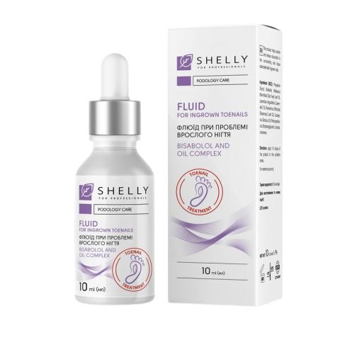 SHELLY Fluido para Uñas Encarnadas con Bisabolol y Complejo de Aceites, 10 ml