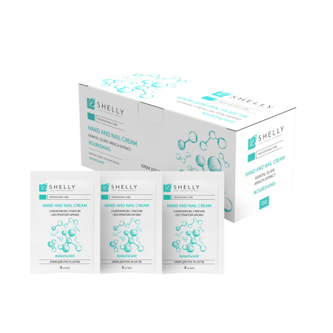 Shelly Crema para manos y uñas con queratina, plata y extracto de árnica 4 ml