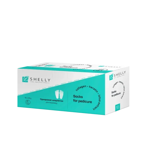 Shelly Calcetines desechables para pedicura, 10 uds