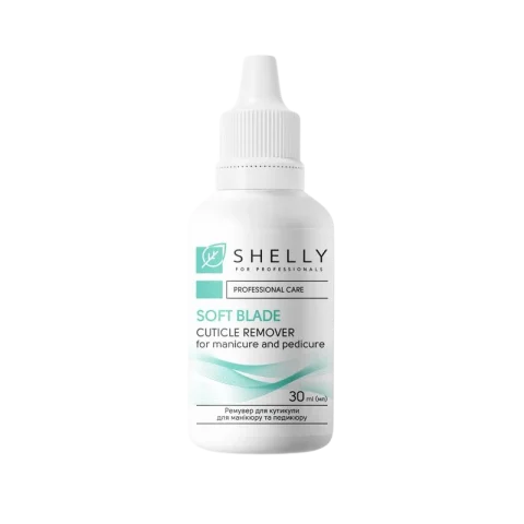 Removedor de cutículas para manicura y pedicura Soft Blade Shelly – 30 ml