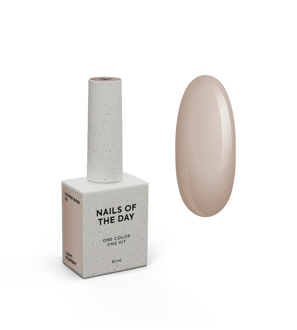 NAILSOFTHEDAY Cover Base 43 Light Pigment
