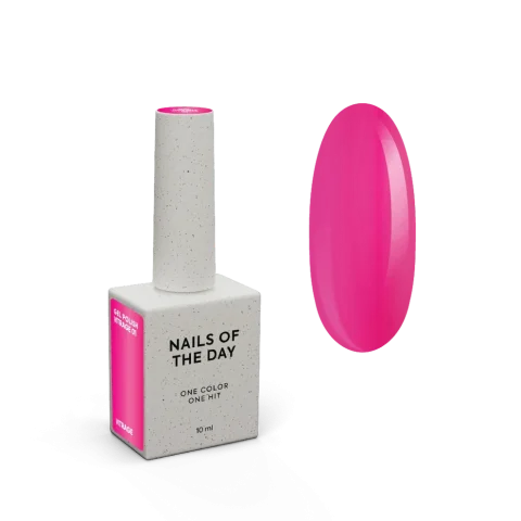 NAILSOFTHEDAY Gel Polish Vitrage 01 — rosa brillante (frambuesa), 10 ml