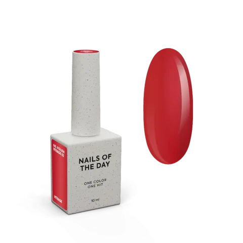 NAILSOFTHEDAY Gel Polish Vitrage 02 — rojo intenso, 10 ml