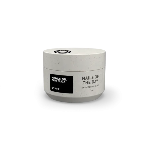 NAILSOFTHEDAY Premium Gel Paint Black No Wipe
