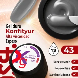 Gel duro BSG para extensiones Konfityur #43 - ALTA VISCOSIDAD