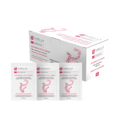 Shelly Crema suavizante para pies con urea, extracto de algas y aceite de argán 4 ml