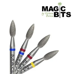 Biotech Fresa de diamante llama 2,7 mm abombada