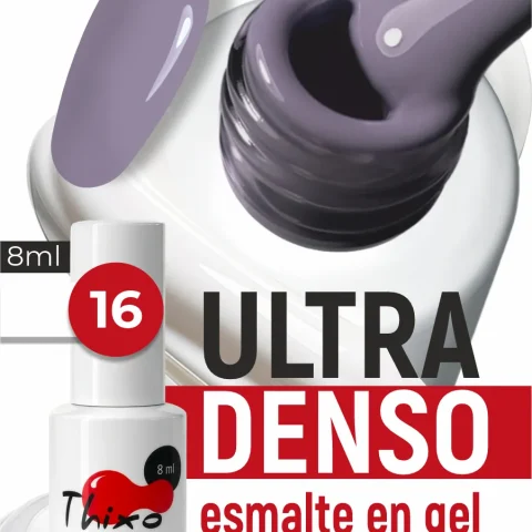 BSG Gel Polish Thixo Nº16 – Lavender Gray, 8 ml