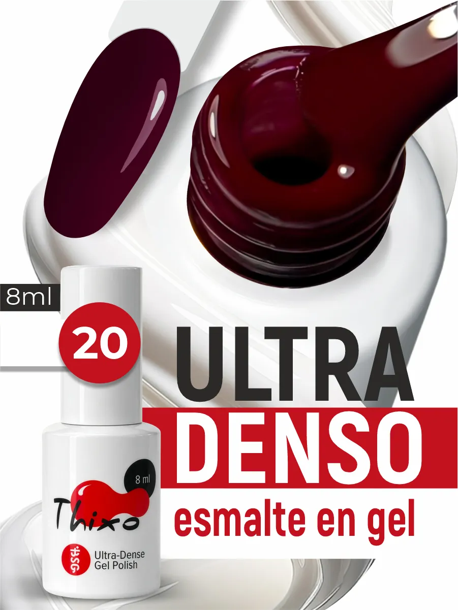 BSG Gel Polish Thixo Nº20 – Burgundy, 8 ml