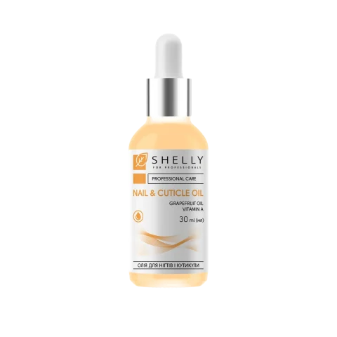 SHELLY Aceite para Uñas y Cutículas con Extracto de Pomelo y Vitamina A, 30 ml