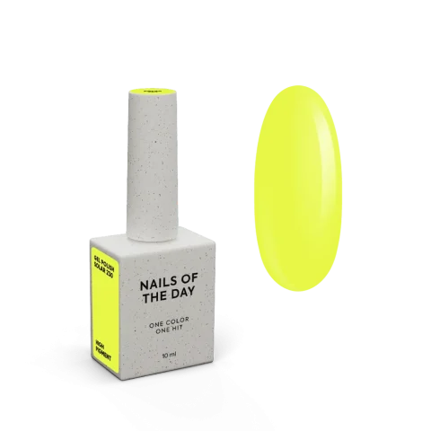 NAILSOFTHEDAY Gel Polish Solar 230 – Amarillo Neón