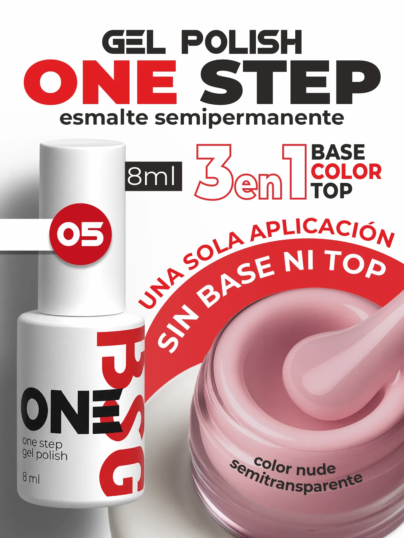 BSG One Step Gel Polish #05 (8 ml)