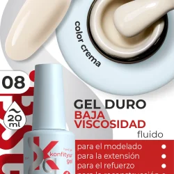 Gel duro BSG Konfithur baja viscosidad en frasco #08