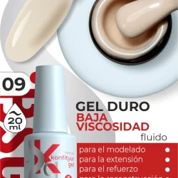 Gel duro BSG Konfithur baja viscosidad en frasco #09