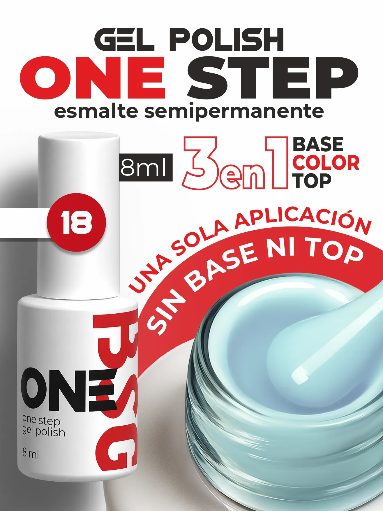 BSG One Step Gel Polish #18 (8 ml)