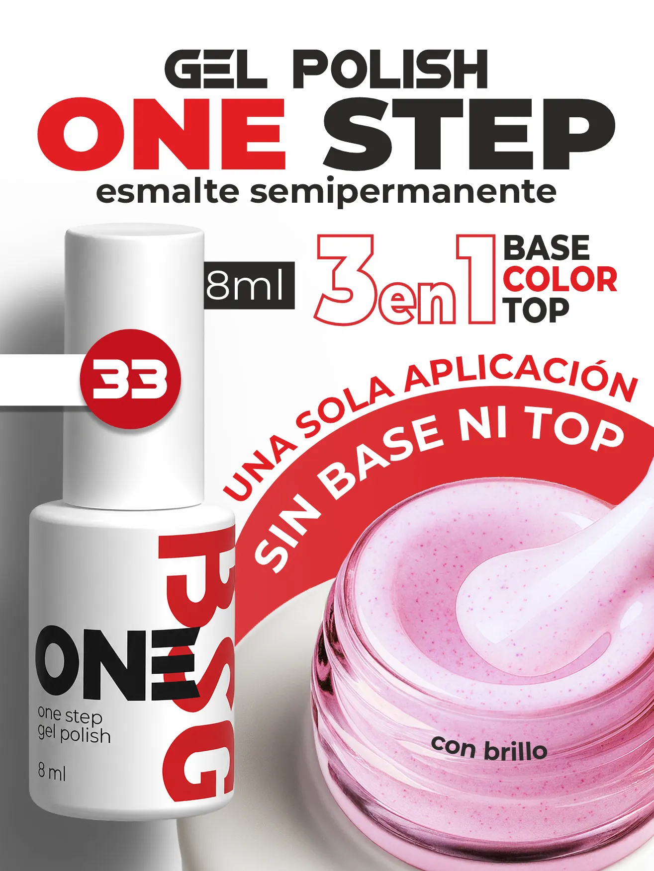 BSG One Step Gel Polish #33 (8 ml)