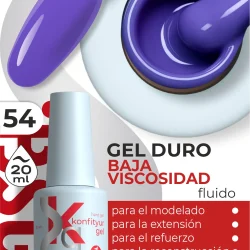 Gel duro BSG Konfithur baja viscosidad en frasco #54, 20 ml