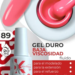 Gel duro BSG Konfithur baja viscosidad en frasco #89, 20 ml
