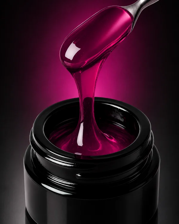 Gel duro BSG para extensiones Konfityur Stained Glass #08 – BAJA VISCOSIDAD (13 g) - Imagen 2