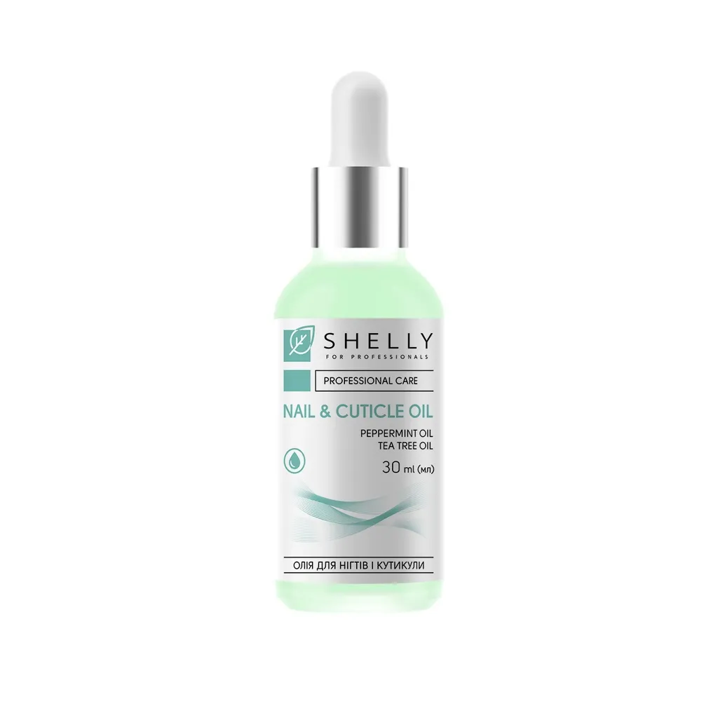 SHELLY Aceite para uñas y cutículas con menta marroquí y aceite de árbol de té · 30 ml