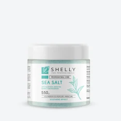 SHELLY Sal marina para pedicura y manicura con alantoína, té verde y romero · 550 g