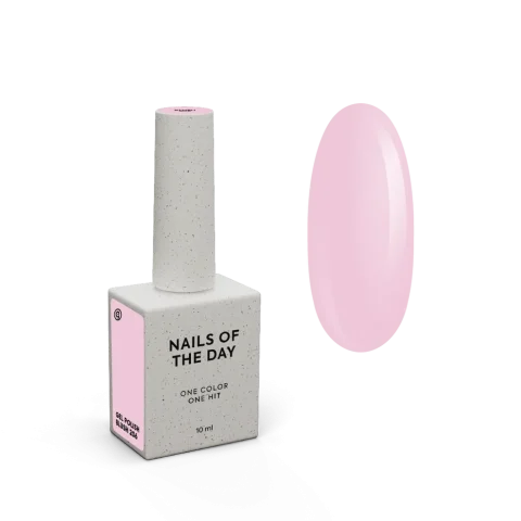 NAILSOFTHEDAY Gel Polish Blush 206 – Rosa Suave · Cobertura en una Capa · 10 ml