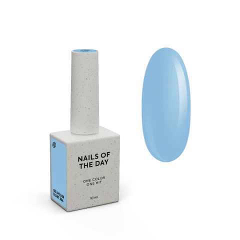 NAILSOFTHEDAY Gel Polish Float 304 – Azul Cielo · Cobertura en una Capa · 10 ml