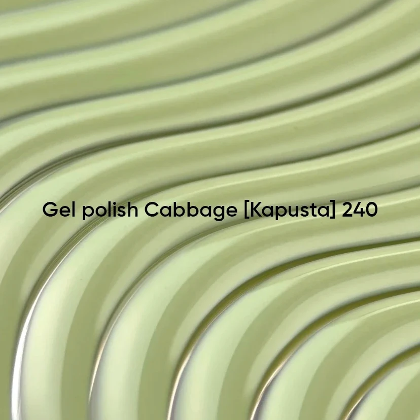 NAILSOFTHEDAY Gel Polish Cabbage [Kapusta] 240 – Verde Lima · Cobertura en una Capa · 10 ml - Imagen 2