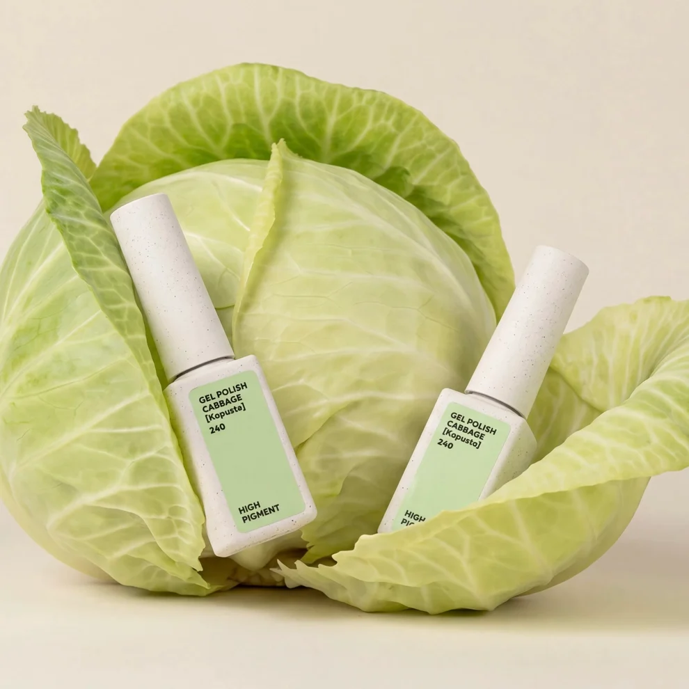 NAILSOFTHEDAY Gel Polish Cabbage [Kapusta] 240 – Verde Lima · Cobertura en una Capa · 10 ml - Imagen 6