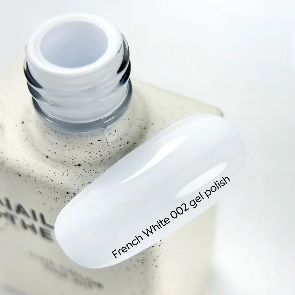 NAILSOFTHEDAY Gel Polish French White 002 – Ultrablanco Frío · Alta Pigmentación · 10 ml - Imagen 2