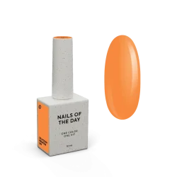 NAILSOFTHEDAY Gel Polish Brighten 099 – Naranja Pastel · Cobertura en una Capa · 10 ml