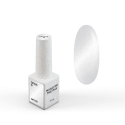 NAILSOFTHEDAY Gel Polish Cat Eye 16 – Ojo de Gato Plateado sobre Base Transparente · 6 ml