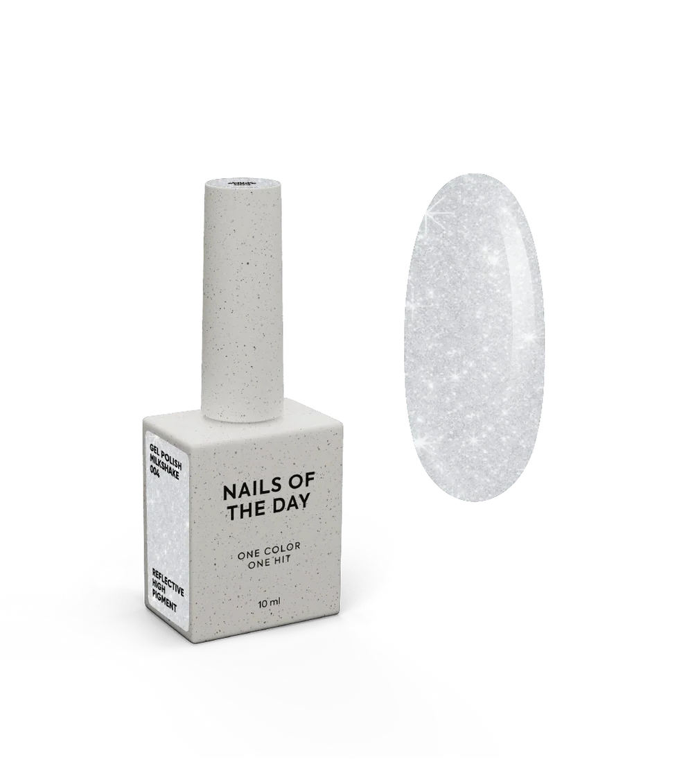 NAILSOFTHEDAY Gel Polish Milkshake 004 – Reflectante Color Leche · 10 ml
