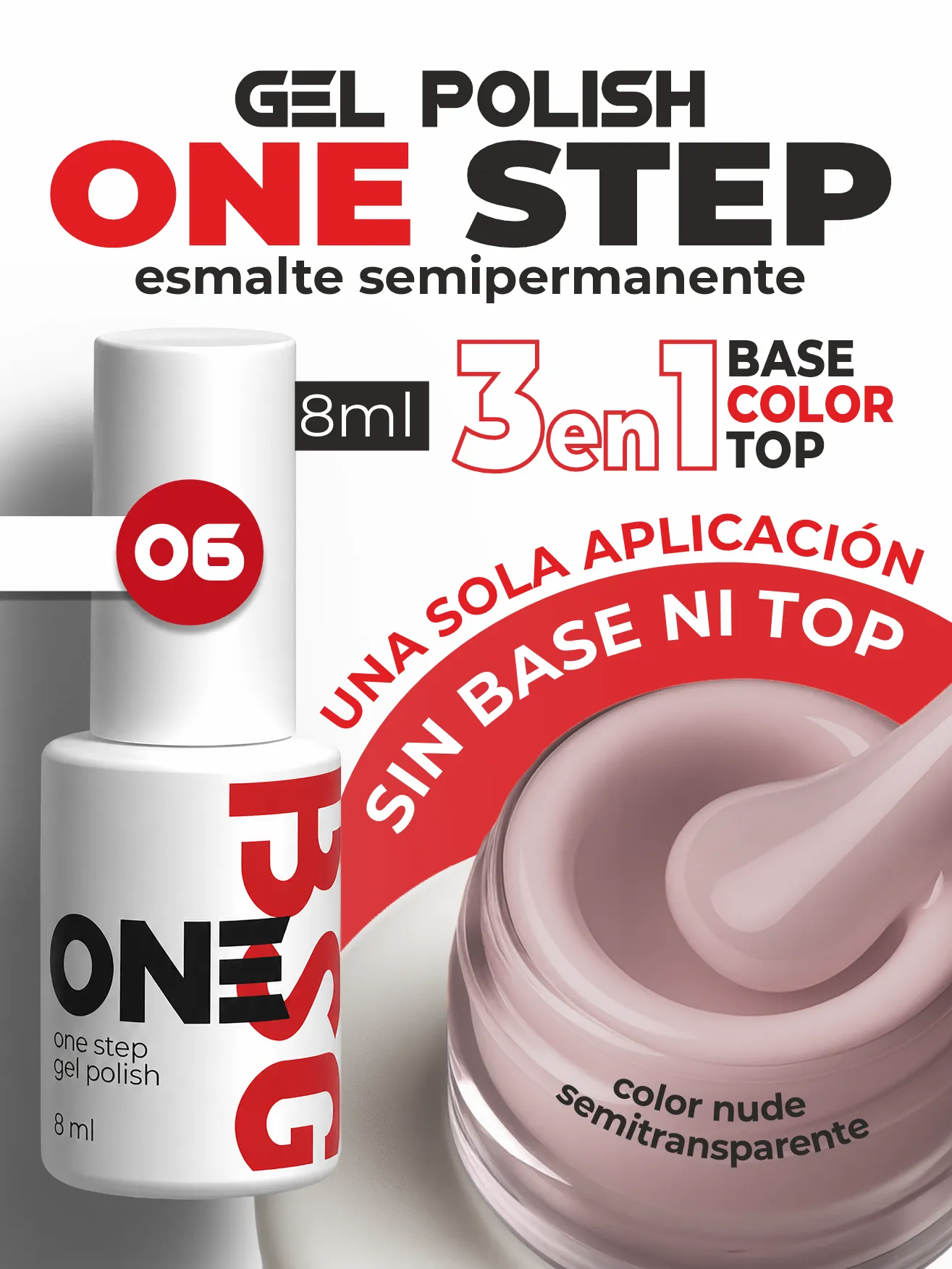 BSG One Step Gel Polish #06 (8 ml)