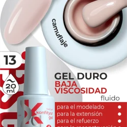 Gel duro BSG Konfithur baja viscosidad en frasco #13, 20 ml
