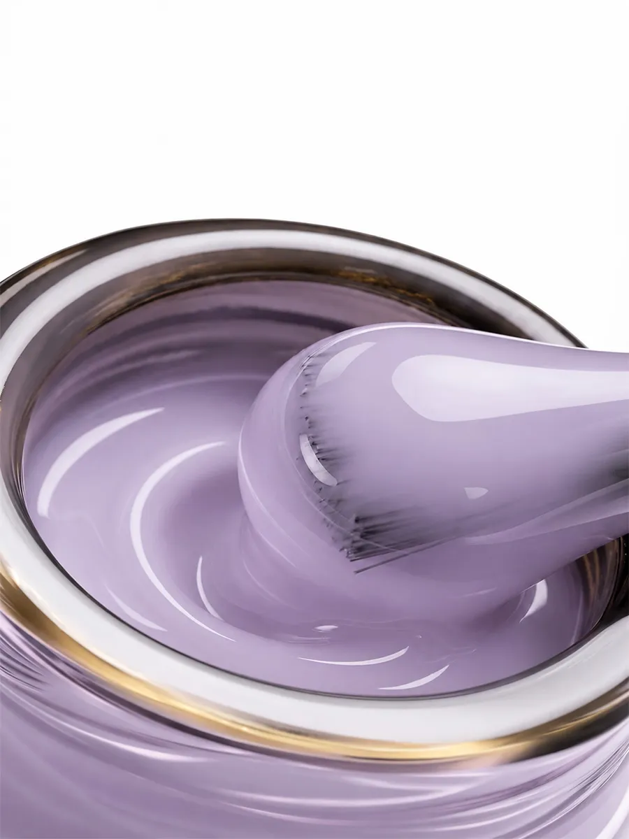 BSG Color Base Hard 49 Lavender Milk – Lavanda Lechoso, 20 ml - Imagen 2