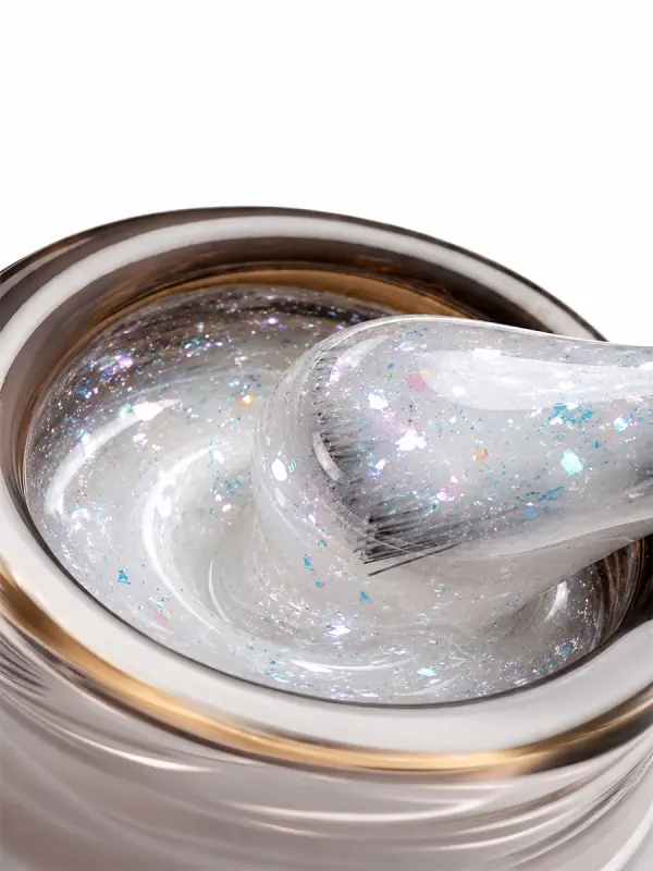 BSG Color Base Hard 94 Arctic Confetti – Blanco Ártico con Confeti, 20 ml - Imagen 2