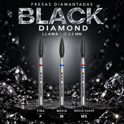 Magic Bits BLACK DIAMOND Fresa de Diamante Llama  2,3 mm