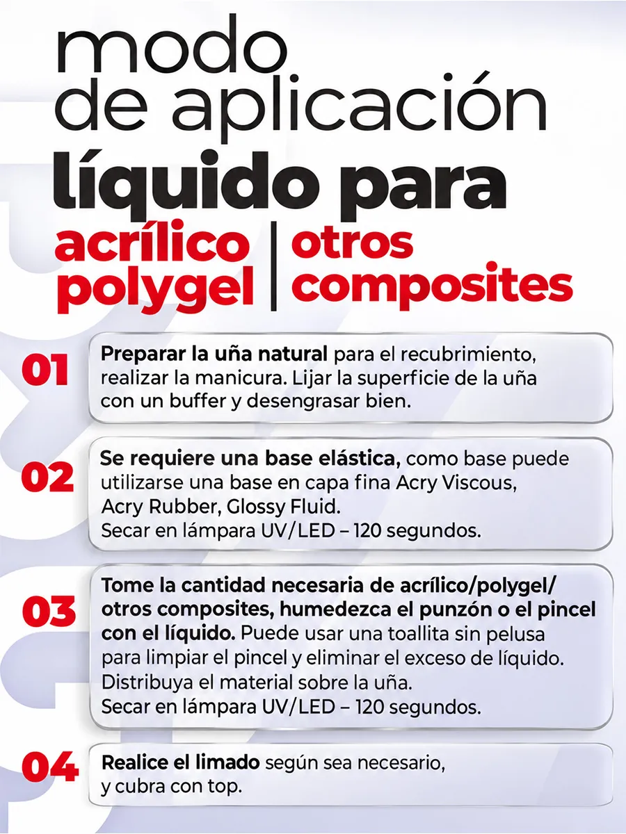 BSG Polygel Liquid – Líquido para Polygel, Acrygel y Geles de Construcción, 50 ml - Imagen 3