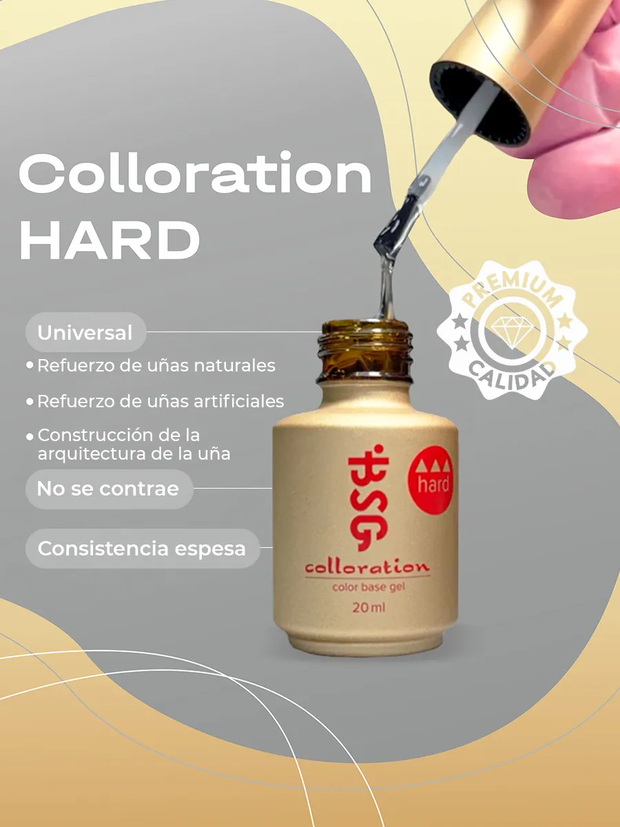 BSG Color Base Hard  61 Ruby Spark – Rojo Rubí con Destellos, 20 ml - Imagen 6