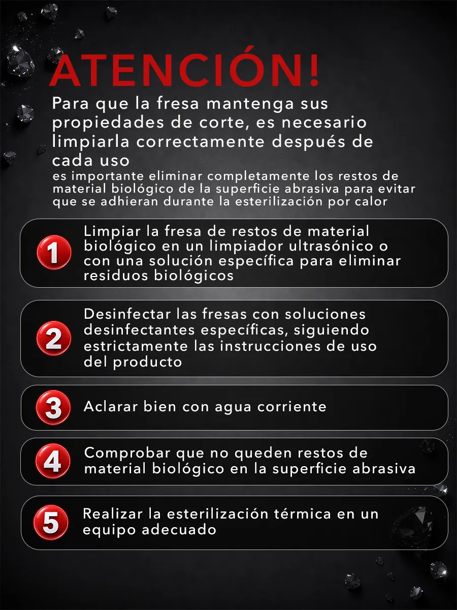 Magic Bits BLACK DIAMOND Fresa de Diamante Llama con Punta Redondeada 2,1 mm - Imagen 5