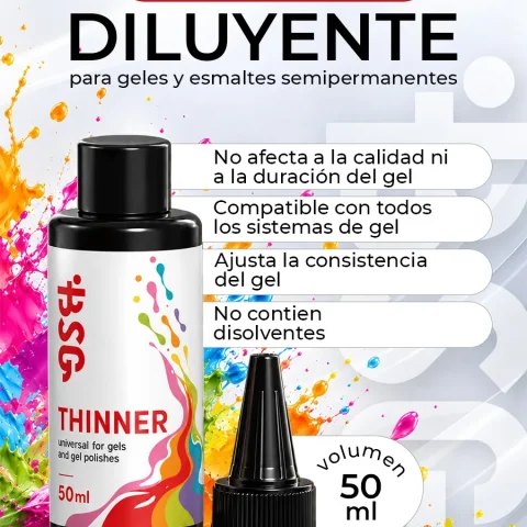 BSG Diluyente Universal para Sistemas de Gel, 50 ml